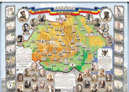 Materiale Didactice Gimnaziu si Liceu - Din jertfa s-a nascut Unirea (panou interactiv 1600x1200mm