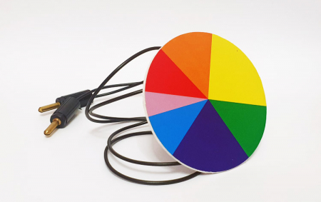 Fizica - Discul lui Newton multicolor cu motor