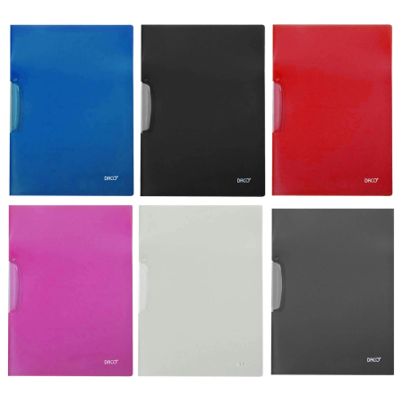 Mape si Folii Plastic - Dosar plastic cu clema pivotanta DACO Swing Clip