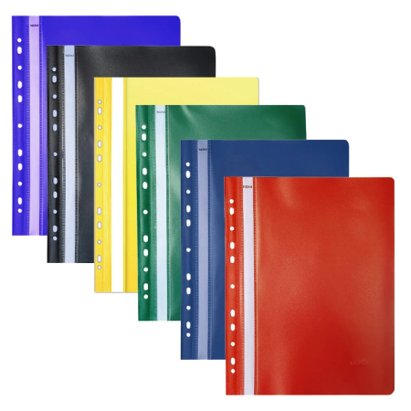 Mape si Folii Plastic - Dosar plastic cu sina si multiperforatii NOKI