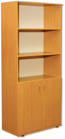 Dulapuri,Biblioteci si Cuiere - Dulap biblioteca cu 2 usi si rafturi (802x403x1816mm)