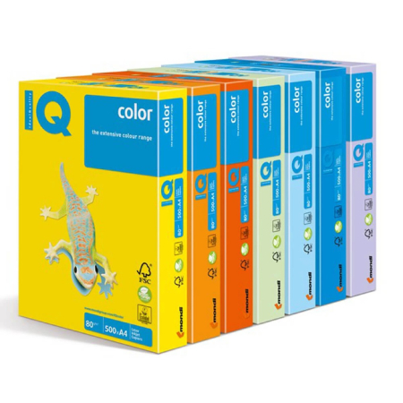 Hartie si Carton Colorat - Hartie colorata A4 MONDI IQ Color intens