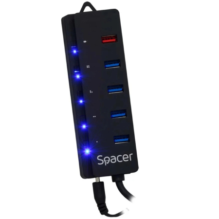 Hub USB, 4 porturi 3.0 si 1 port incarcare SPACER [1]