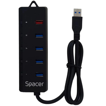 Hub USB, 4 porturi 3.0 si 1 port incarcare SPACER [4]