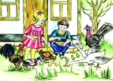 Limba si Comunicare - La bunici