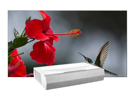 Videoproiectoare si Echipamente IT - Laser Projection TV Smart CinemaX P2 si Ecran fix, EliteScreens ALR dedicat ptr UST AEON AR100H2-CLR