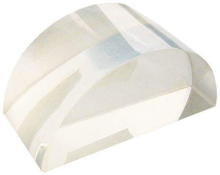 Optica - Lentila semicirculara