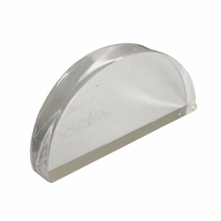 Optica - Lentila semicirculara