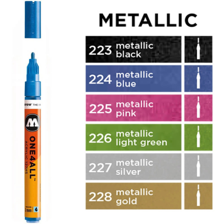 Linere si Markere - Marker pictura cu vopsea acrilica