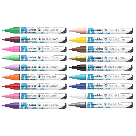 Linere si Markere - Marker pictura cu vopsea acrilica