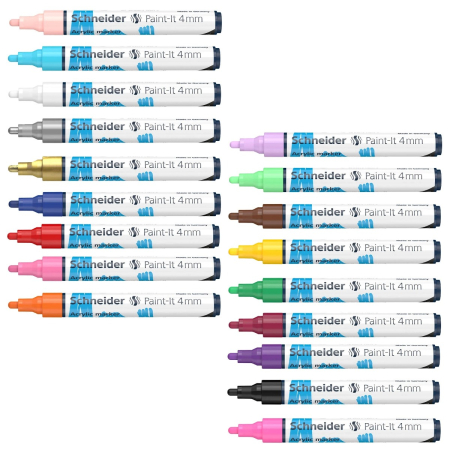 Linere si Markere - Marker pictura cu vopsea acrilica