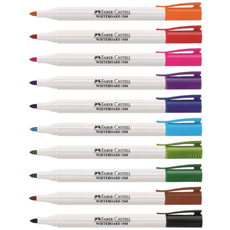 Table Scolare,Whiteboard-uri si Accesorii - Marker whiteboard slim 1560 FABER-CASTELL