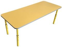 Mese gradinita - Masa DREPTUNGHIULARA pentru gradinita (1200x500x460/520/580mm