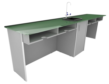 Masa pentru laboratorul de chimie MODEL 1 (pentru 4 pers) [1]