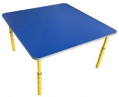 Mese gradinita - Masa reglabila PATRATA pentru gradinita (830x830x460/520/580mm)