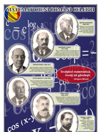 Personalitati marcante ale stiintei si culturii romanesti - Matematicieni romani celebri