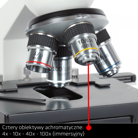 Microscop Delta Optical Biostage II (mărire de la 40x la 1000x, iluminare LED) [8]