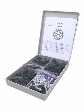 Structuri moleculare - Model C-60 Fulerin Buckminster (structura de cristal)