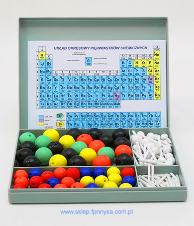 Materiale Didactice - Modele atomice - set pentru chimie organică și anorganică - de bază