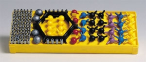 Materiale Didactice - Molecule - modele atomice cu știfturi - set B (chimie organică)