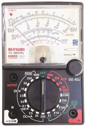 Electricitate si magnetism - Multimetru analogic