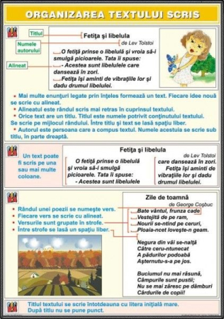 Limba si Comunicare - Organizarea textului scris/Obiectele elevului (DUO)