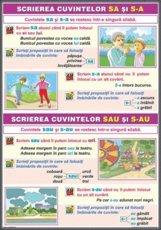 Scrierea corecta - Ortografierea grupurilor: s-a / sa şi s-au /sau \ Scrierea cuvintelor cu mp şi mb (DUO)