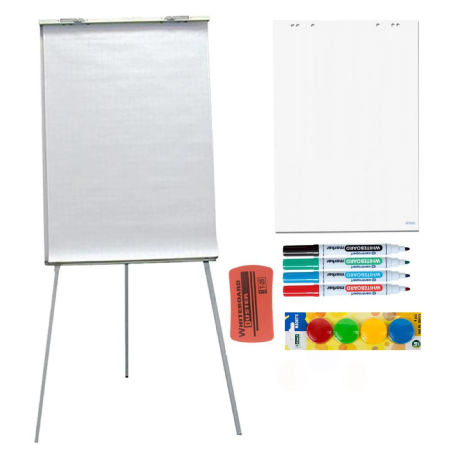 Mijloace de Prezentare - Pachet flipchart magnetic ACCENTA 70x100