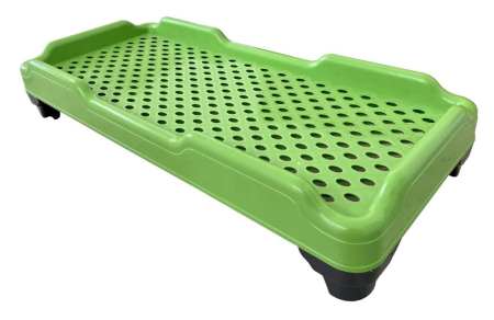 Mobilier Invatamant - Pat gradinita stivuibil verde