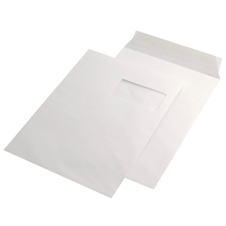 Plicuri cu fereastra - Plic C4 alb siliconic fereastra dreapta