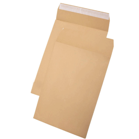 Plicuri cu burduf - Plic C5 kraft siliconic cu burduf 2 cm