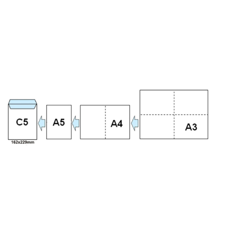 Plic C5 kraft siliconic cu burduf 2 cm [1]