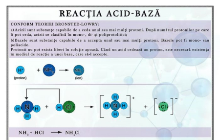 Planse murale - Reactia acid-baza