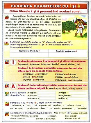 Scrierea corecta - Scrierea corectă a cuvintelor care conţin î şi â \ Pronumele (DUO)