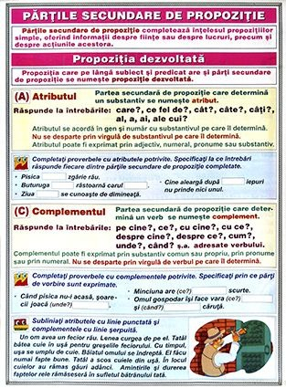 Scrierea ortogramelor v-a şi ce-l \Părţile secundare de propoziţie. Propoziţia dezvoltată (DUO) [1]