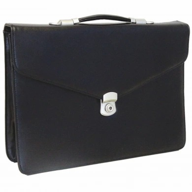 Laptopuri si Accesorii - Servieta imitatie piele, 2 compartimente, MONOLITH 2358