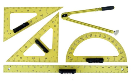 Instrumente - Set 5 instrumente de lucru la tabla