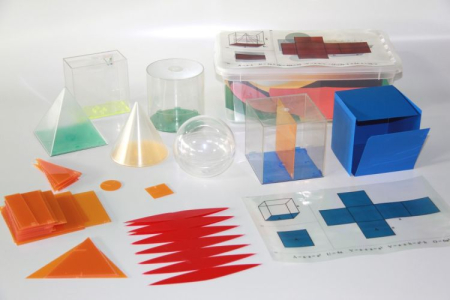 Materiale Didactice - Set 6 corpuri geometrice - forme desfasurate