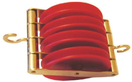 Mecanica - Set de 4 scripeti in paralel (culoare rosie)