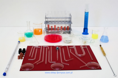 Materiale Didactice - Set de sticlă de laborator - versiune de bază