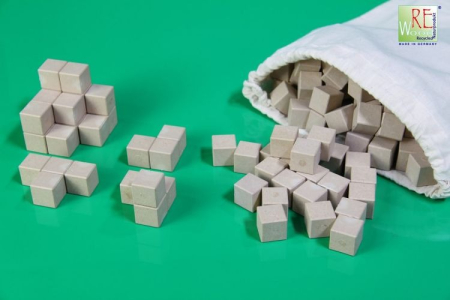 Materiale Didactice si Jocuri Prescolari - Set matematic 150 cuburi colorate