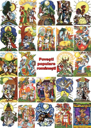 Materiale Didactice si Jocuri Prescolari - Set Povesti populare romanesti (14 povesti