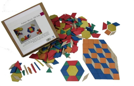 Materiale Didactice si Jocuri Prescolari - Set Tangram 250 piese
