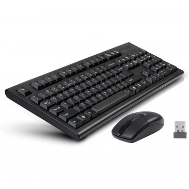 Periferice PC - Set tastatura si mouse wireless A4TECH Multimedia 3100N