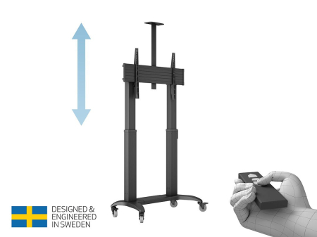 Suporti/Standuri/Accesorii - Stand TV motorizat de podea, reglabil in inaltime Multibrackets MB-3120, 65"-110", max.135kg