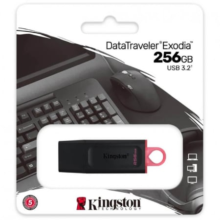 Accesorii Laptopuri - Stick USB 256 GB KINGSTON DataTraveler Exodia