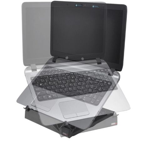 Suport ergonomic cu baza rotativa pentru laptop DESQ 1503 [4]