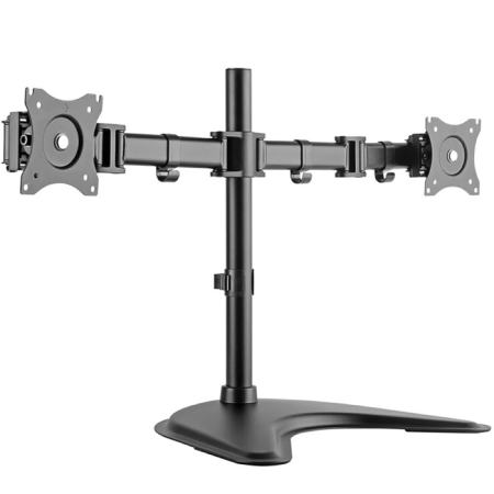 Periferice PC - Suport pentru 2 monitoare 13-27 '', de birou, brate reglabile, BRATECK LDT07-T024