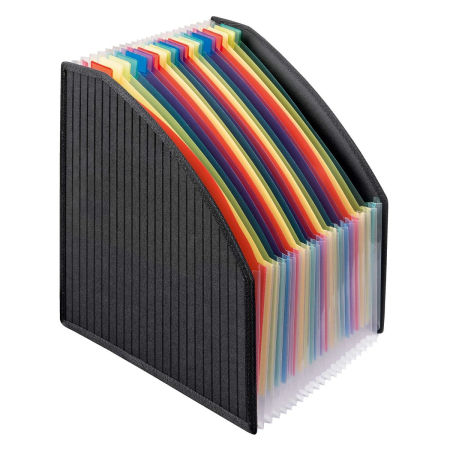 Tavite si Suporturi Documente - Suport vertical expandabil pentru cataloage 23 compartimente VELOFLEX Color