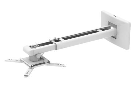 Suporti si Accesorii Videoproiectoare - Suport videoproiector de perete Blackmount CT-PRB-11M, distanta perete-proiector 850-1200mm, max.10kg, alb